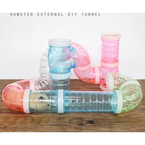 DIY suit, can be spliced with pipeline pet toys hamster game pipeline ferret Golden Bear hedgehog game space play park Tunnel