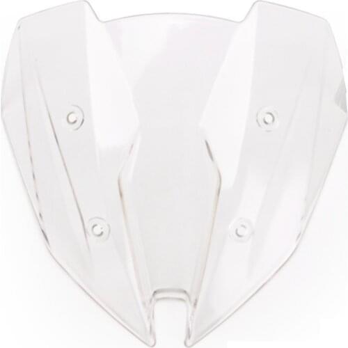 Motorcycle Windshield WindScreen Viser VIsor Clear Front Windshield Fits For kawasaki Z250 Z300 2013 2014 2015 2016 2017
