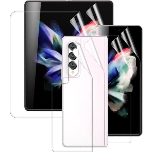 Soft Film for Samsung Galaxy Z Fold 3 Full Cover Hydrogel Film Anti-fingerprint Screen Protector for Samsung Z Fold 3
