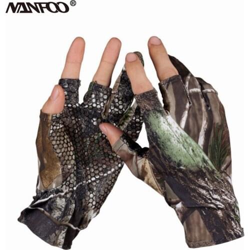 Перчатки без пальцев для рыбалки NANFOO China At AliExpress