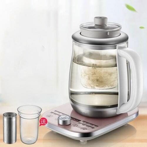 Full automatic home health bottle glass electric kettle office rose teapot boiled tea