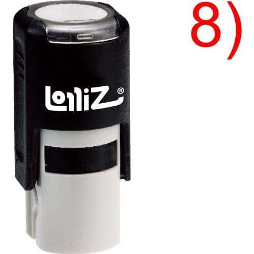 LolliZ "Looking Eyes" Pre-Inked Rubber Stamp