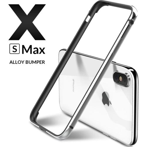 Luxury Metal Bumper for iPhone X XR XS 11 Pro Max Case Aluminium Bumper Ultra thin slim Phone Cases For iPhone X S 11 7 8 Cover