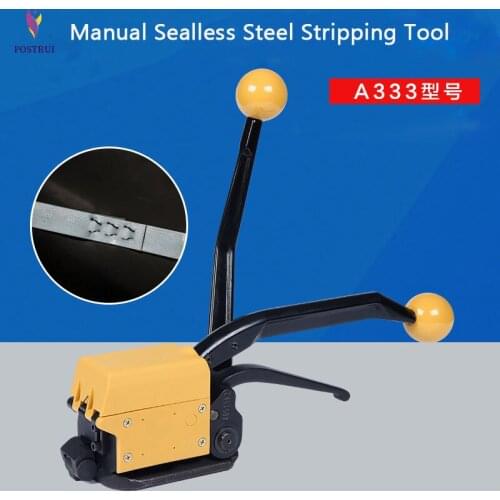 Manual Steel Strapping Packing Tool Handheld Steel Band Metal Strip Belt Machine Packer A333