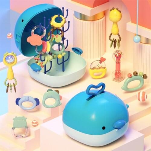 Silicone Teether Rodent Cartoon Animals Baby Teethers Gift Babies Accessories Newborn Gift Baby Teether Combination Storage