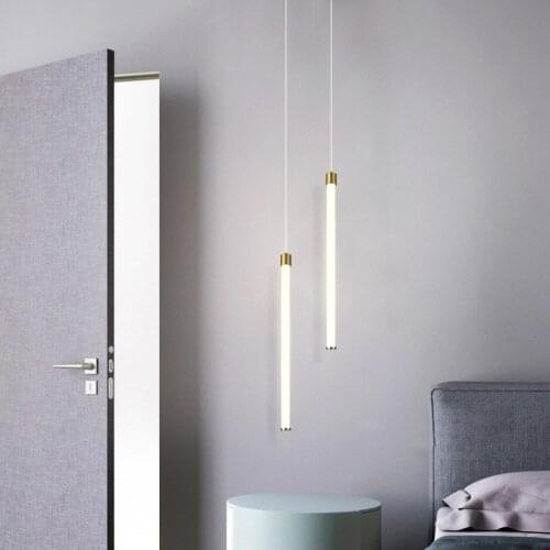 Modern LED Pendant Lights Aluminum&Acrylic home Kitchen Island Dining Living Room Bar Cafe Droplight Hanging Lights AC110-220V