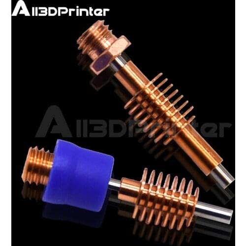 3D printer Red Lizard Aluminum and Copper Hot End V1 Universal Standard Flow High Flow Pipe 3D Printer Accessories