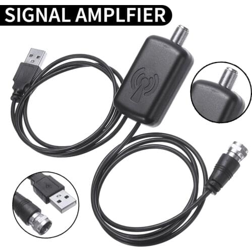 High Gain TV Amplifier Signal Booster Household Portable HDTV Antenna Amplifier For Non-amplified/Passive Television Antennas