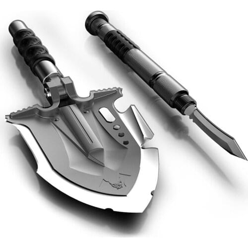 Military Portable Folding Camping Shovel Survival Shovel Multifunctional Mini Outdoor Spade Multi-functional Wild Equipment Tool