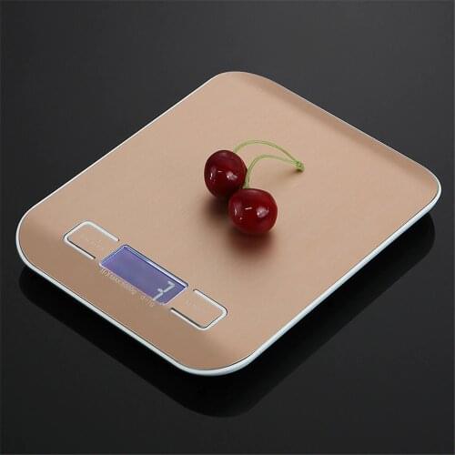 WHIT USB AND Mini Kitchen Digital Scale 10kg/1g Precision Electronic Food Scales Stainless Steel Balance Weighting Scale