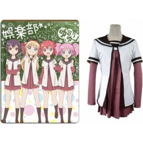 Yuru Yuri anime Akari Akaza Kyoko Toshino Nanamori Middle School Cosplay Costume