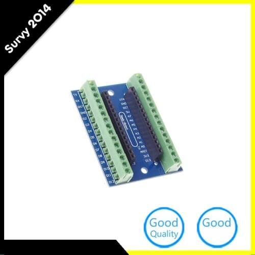 1PCS Standard Terminal Adapter Board For Arduino Nano V3.0 AVR ATMEGA328P ATMEGA328P-AU Module Board