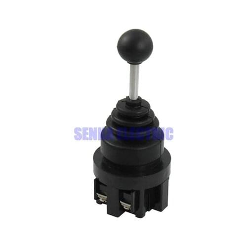 2 Position 2NO SPST Self-locking Monolever Joystick Switch Cross Button Switches CS-2011