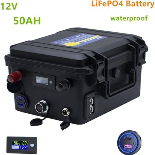 12v Lifepo4 50ah lifepo4 battery pack 12v 50ah waterproof lithium ion battery batteries for for inverter,Golf cart,MPPT Solar