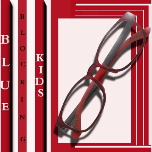 Anti blue Light Kids Glasses Children Square Optical Frame Eyeware Boy Girls Square Computer Transparent Eyeglasses UV400