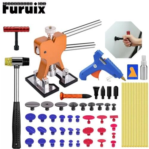 Car Body Repair Panitless dent repair Paint Dent Lifter Puller Paintless Repair Car Charger Glue Gun Auto Body Kit Hand Tool Set