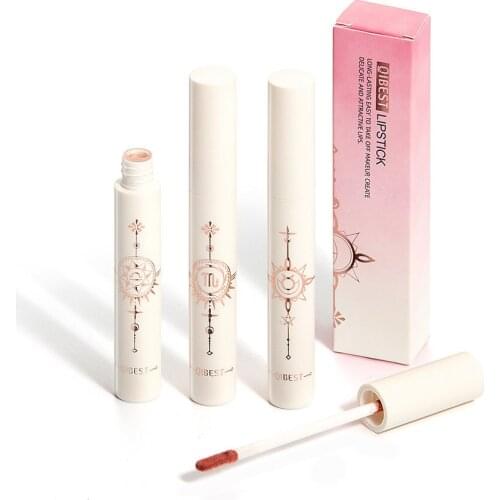 Velvet Lip Glaze Matte Non-stick Cup Lip Gloss Hold Makeup Waterproof Liquid Lipstick 12 Constellation Lip Glaze lip glosses