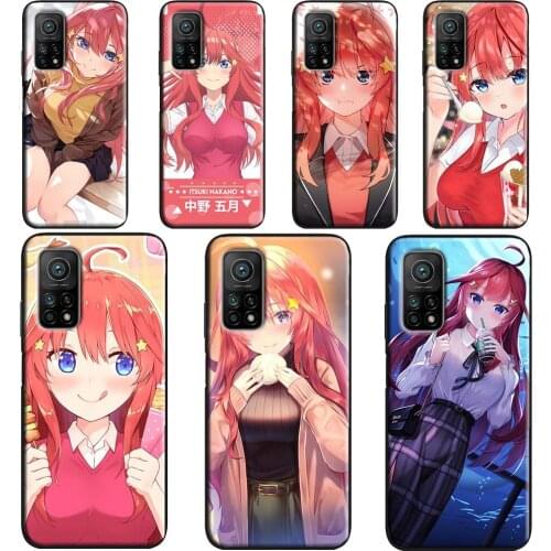 Itsuki Nakano 5 Toubun no Hanayome Case POCO X3 Pro F3 F1 F2 M3 Pro Cover For Xiaomi Mi 11 Lite Ultra Note 10 Mi 9T 10T Pro