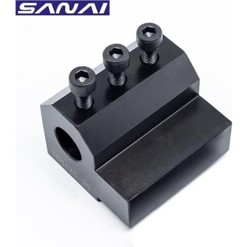 SANAI SBHA 16/20/25 Center Height Lathe Tool Holder CNC Machinery Internal Auxiliary Tool Holder Diameter 20/25/32/40 Tool Base