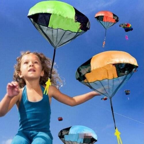 Hand Throwing Parachute Kids Outdoor Funny Toys Game Play Educational Toys for Children Fly Parachute Sport Mini Soldier Toy