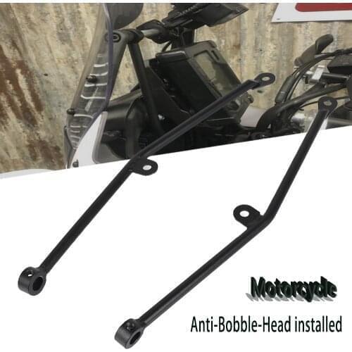 For Yamaha XTZ700 Tenere XT700Z Tenere 2019-2021 Motorcycle Stainless steel avigation anti vibration Anti-Bobble-Head installed