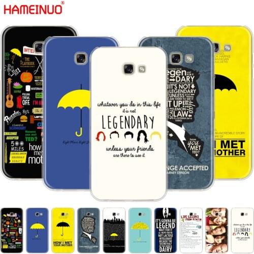 HAMEINUO how i met your mother himym quotes cell phone case cover for Samsung Galaxy A3 A310 A5 A510 A7 A8 A9 2016 2017 2018