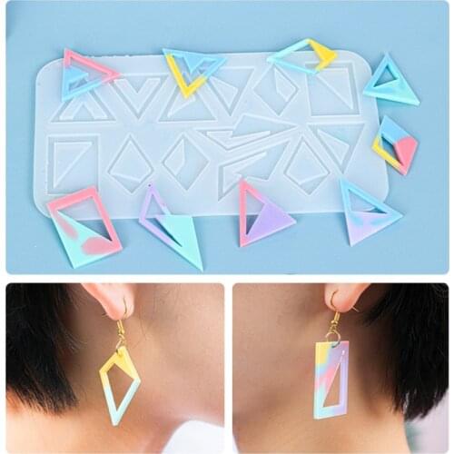 J60E Resin Molds Are Suitable for Jewelry Silicone Resin Jewelry Molds Including Earrings Pendants Bracelets Necklaces Molds