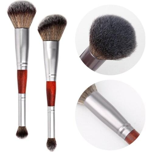 1PC Foundation Blush Makeup Brushes Tools Double Head Professional Multifunction Eyeshadow Facial Brushes Skin Care Tool TSLM2