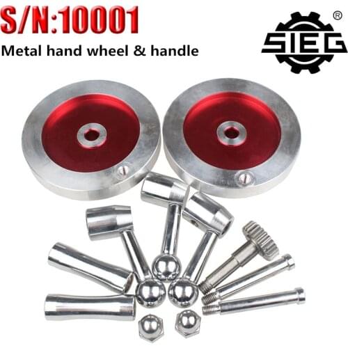 Free shipping SIEG Lathe accessories S/N 10001 Metal handwheel handle kit