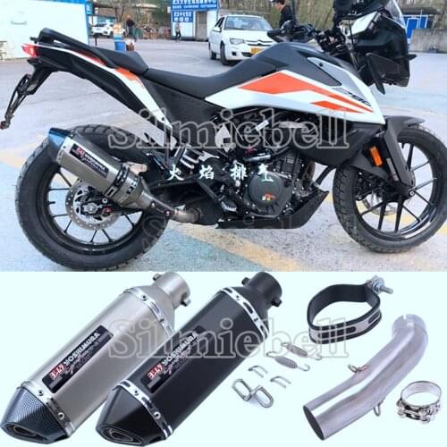 Yoshimura Exhaust Modified Muffler Escape moto Middle Link Pipe For KTM ADV 390 adventure 390adv 250duke 390duke RC390 2020 2021