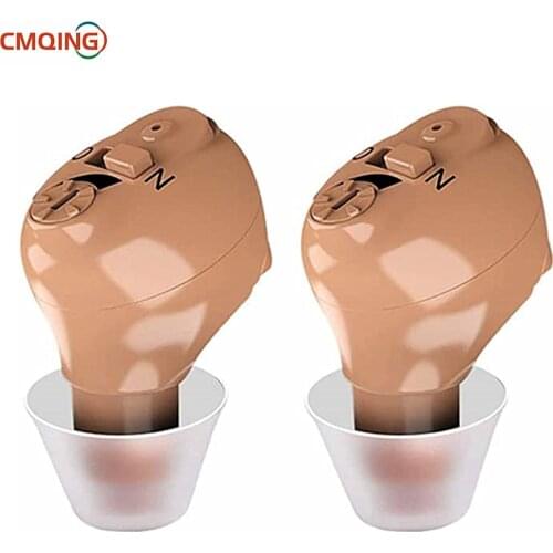 Invisible CIC Hearing Aid Rechargeable Mini Hearing Aids for the Elderly Wireless Ear Aids Hearing Loss Device Drop Shipping