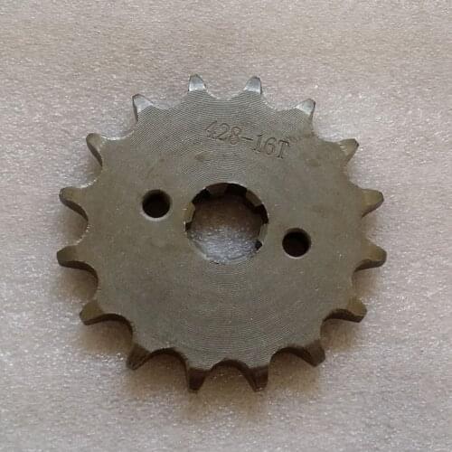 Engine 16T Front Sprocket 428 Pitch Counter Sprocket Pit bike Dirt Bike ATV Quad Taotao