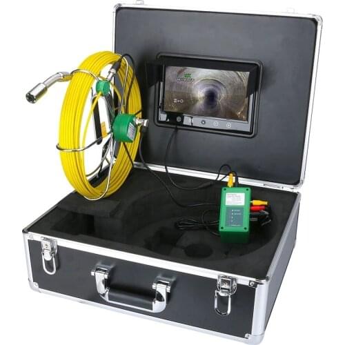 9 inch 17MM industrial pipeline endoscope pipeline camera inspection system 40M 17mm 1000TVL kit