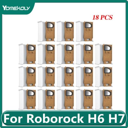 For Xiaomi Roborock H6 Vacuum Cleaner Non-woven Fabric Dust Bag Professional Replacement Accessories Parts