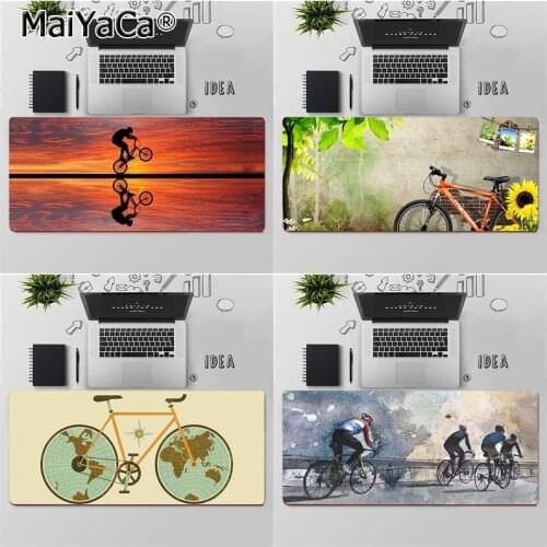 Maiya Top Quality BIKE CYCLING art Gamer Speed Mice Retail Small Rubber Mousepad Free Shipping Large Mouse Pad Keyboards Mat