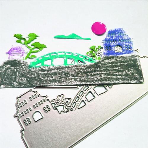 Sun monuments Scrapbooking DIY Easter wedding album cards paper die metal craft stencils punch cuts dies cutting