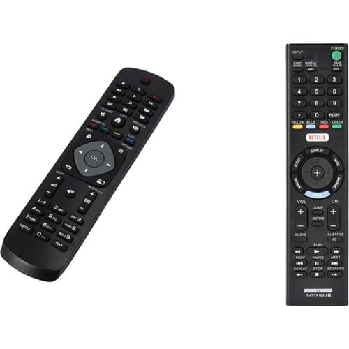 2 Pcs Remote Control: 1 Pcs For YKF347-003 TV Television Remote & 1 Pcs Smart Tv Remote Control For Sony