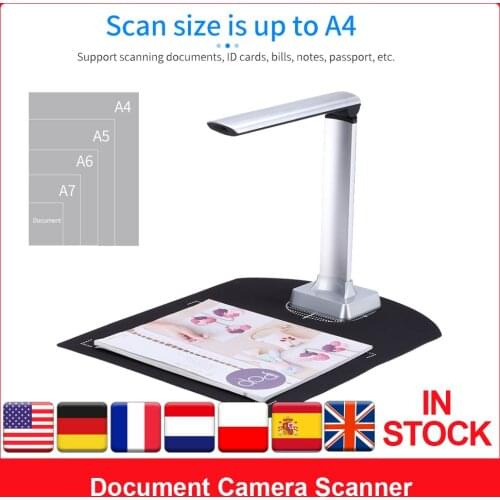 Aibecy BK31 Portable Document Camera Scanner USB 2.0 HD 10 Mega-pixels High Speed Scanner Capture Size A4 PDF Format Export