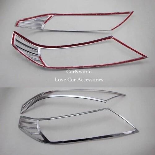 Accessories For Suzuki Vitara 2015 2016 Headlights Cover Cover Head Lamp Decoration Trim 2017 ABS Chrome Car-styling