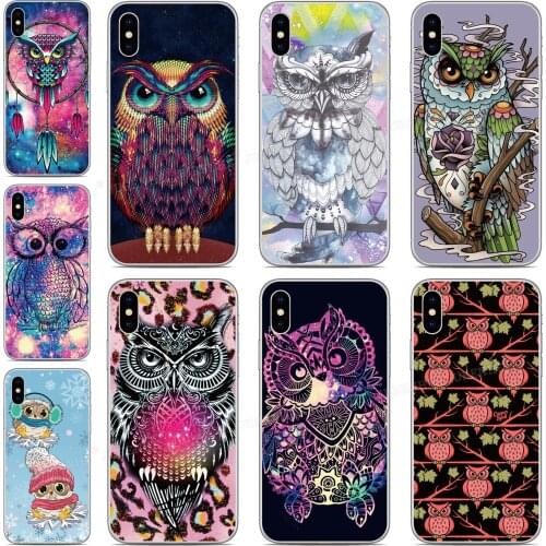 DIY Custom Photo Silicone Cover Art Owl Animal For Vodafone Smart N11 V11 N10 V10 X9 E9 C9 N9 Lite V8 N8 E8 Prime 6 7 Phone Case