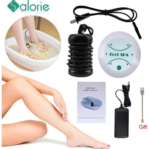 Dropshipping New Aqua Detox Machine Ion Cleanse Ionic Detox Foot Bath Aqua Cell Spa Machine Footbath Massage Detox Foot Bath