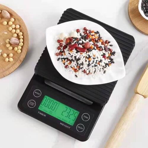Electronic Scales Kitchen Baking Libra Jewelry Digital Smart Weight Balance Coffee High Precision Amount Digital With Timer