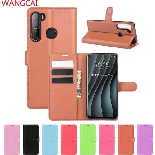 Leather Wallet Case For HTC Desire 20 Pro 530 825 728 U12 U11 Life Plus Eyes U Ultra Play One M10 A9 M9 Flip Cover Stand Case