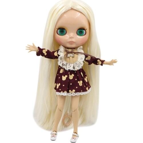 ICY DBS Blyth doll 1/6 30cm bjd Tan skin joint body Gray hair. NO.136/340