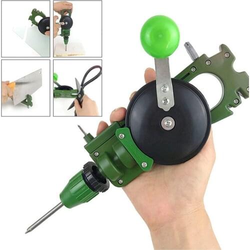 Multifunctional Handle Drilling Glass Ceramic Tile Cutter Sharpener Grinder Scissors and Kitchen Knife Polishing Tool