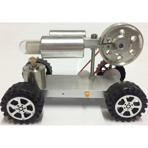 External combustion engine model micro-generator trolley steam engine model education toy