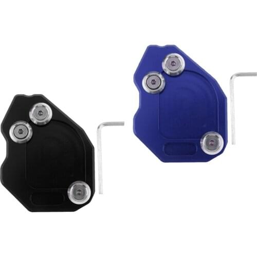 Motorcycle Gear Pad Kickstand Foot Side Stand, Rugged Durable Extension Pad for BMW F800GS 2008-2014