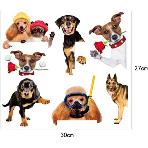 Cute Cartoon Animal Wall Sticker Switch Sticker Refrigerator Sticker Kids Room Jungle Bedroom Nursery Dream Art Decor