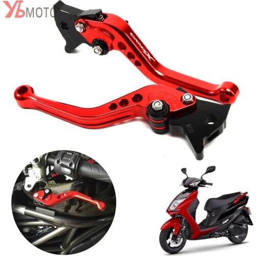 NEW Aluminum Motorcycle Adjustable Short Brake Clutch Levers For YAMAHA CYGNUS X 125 CYGNUSX SMAX 155 BWS R 125 2016 2017 2018