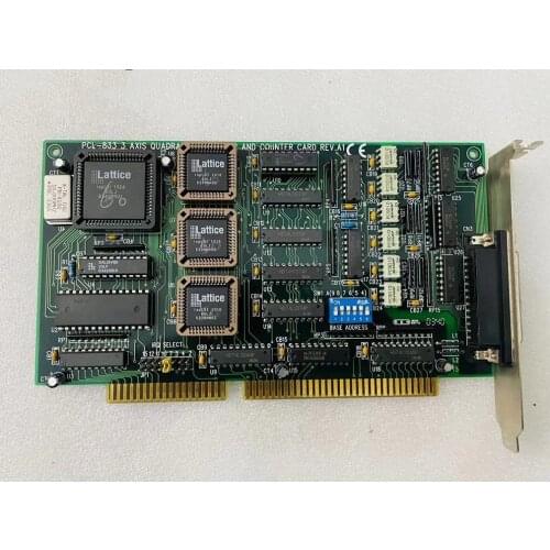 Industrial equipment board PCL-833 3 AXIS QUADRATURE ENCODER AND COUNTER CARD REV.A1